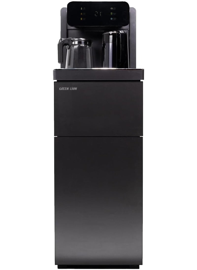 GREEN LION - Green Lion Smart Water Dispenser,1440W Power, 50-90°C Thermal Insulation, Hot & Cold Water, Double Cabinet Door, Remote Control, Child Safety Lock, and Tea Pot & Kettle Capacity of 1200ml - Image 1