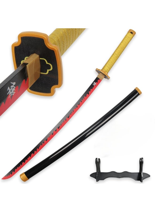 O8.design Anime | Yoriichi Tsugikuni's Sword Replica (1:1 Scale) | High-Quality Carbon Steel, Non-Sharpened Prop for Cosplay & Collectors - Image 2