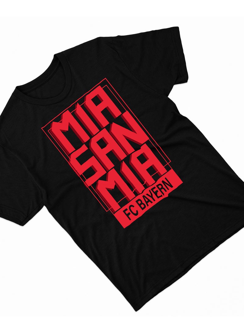 Fashion World Cotton T-shirt Printed with High-quality FC Bayern Munich logo  - Image 2
