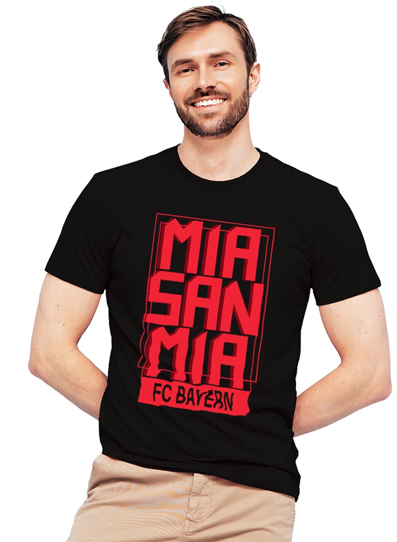 Fashion World Cotton T-shirt Printed with High-quality FC Bayern Munich logo  - Image 1