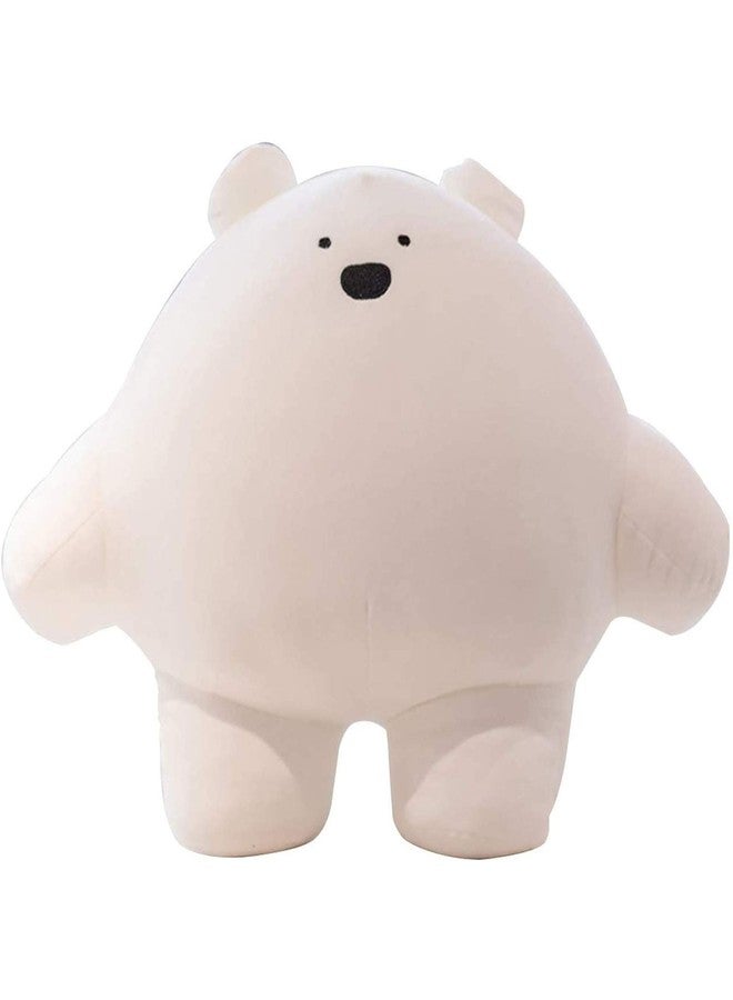 REFAHB 15.7 inch Cute Bear Plush Stuffed Animal Body Pillow Fat Cartoon Cylindrical Body Pillows for Kids, Super Soft Hugging Toy Gifts for Bedding, Kids Sleeping Nap Kawaii Pillow - Image 1