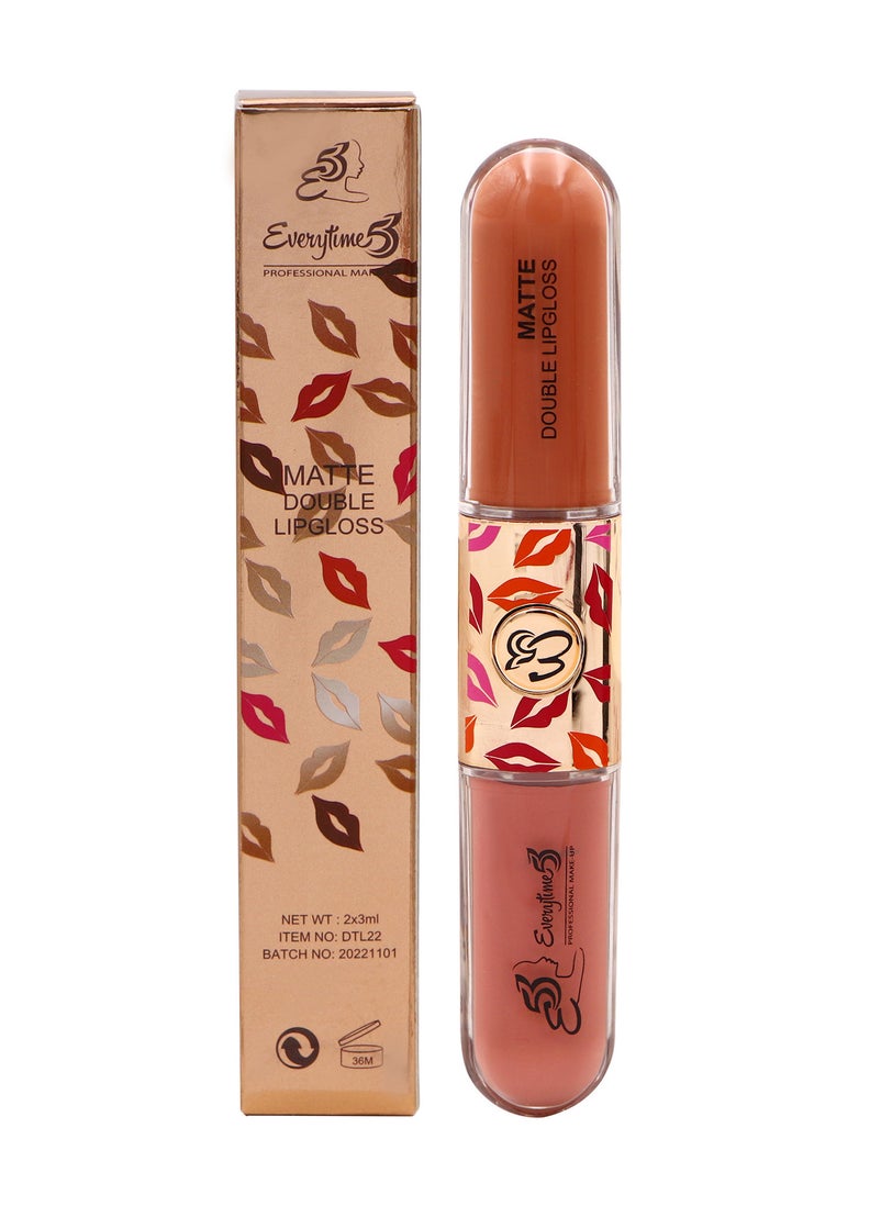 Everytime53 Everytime53 Women's Matte Double Lipgloss 6ml - DT07  - Image 1