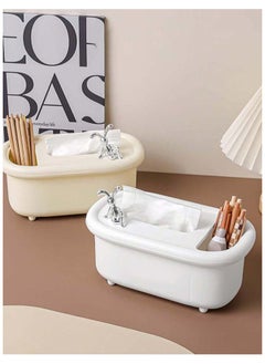 QSHOP ®️Tissue Box Perfect for organization and decoration Multi-use tissue dispenser with opener for organizing makeup, toiletries and household supplies  - Image 2