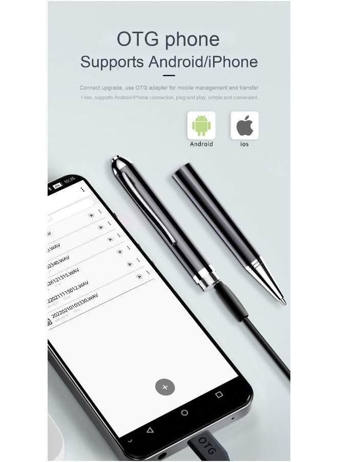 NIBEMINENT Q90B Voice Recorder with Writing Function - Portable Recording Device  - Image 5