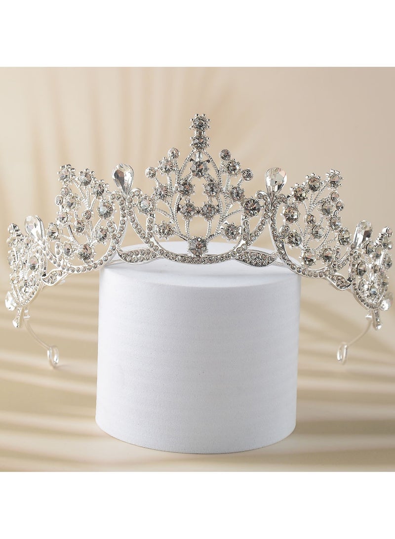 Crystal Crown Birthday Princess Crown Party Dance Wedding Hair Accessories Diamond headband Crown - Image 3
