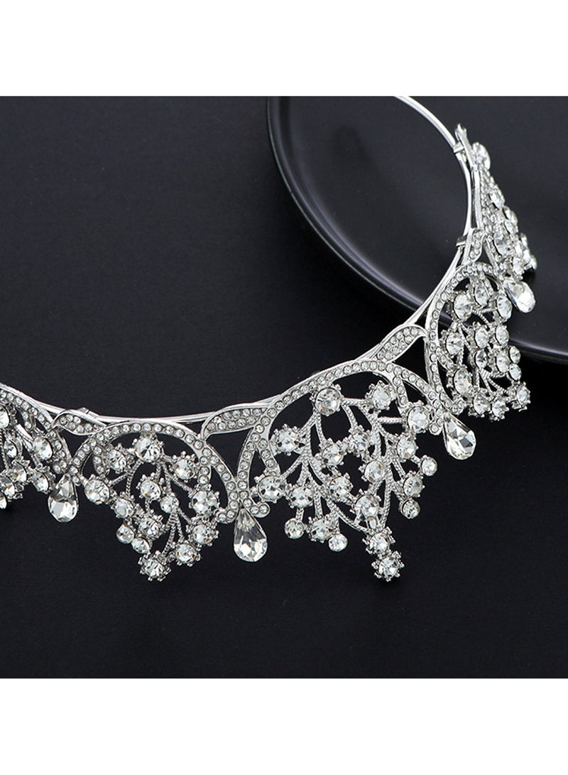 Crystal Crown Birthday Princess Crown Party Dance Wedding Hair Accessories Diamond headband Crown - Image 4