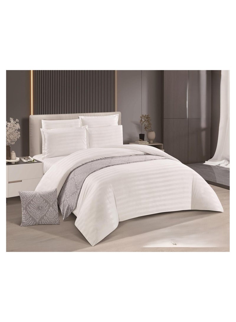 مارك مفرش نفرين فندقي ملكي ليمنحك الاناقة والراحه من اجود أنواع الخامات مقاس 240*260سم - Image 1