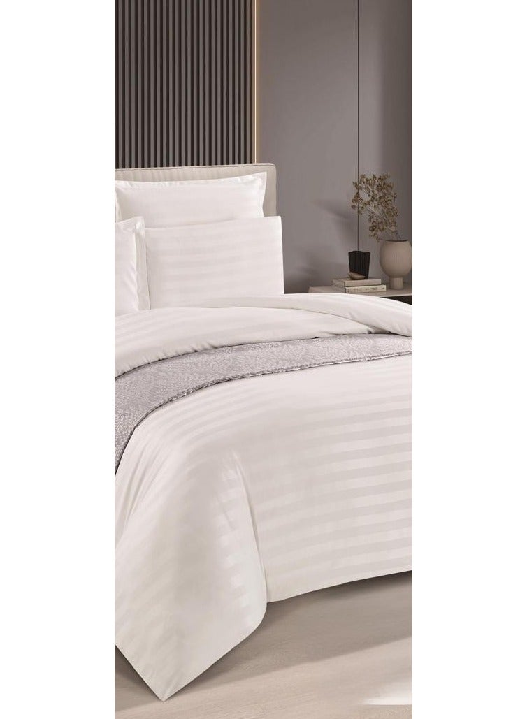 مارك مفرش نفرين فندقي ملكي ليمنحك الاناقة والراحه من اجود أنواع الخامات مقاس 240*260سم - Image 3