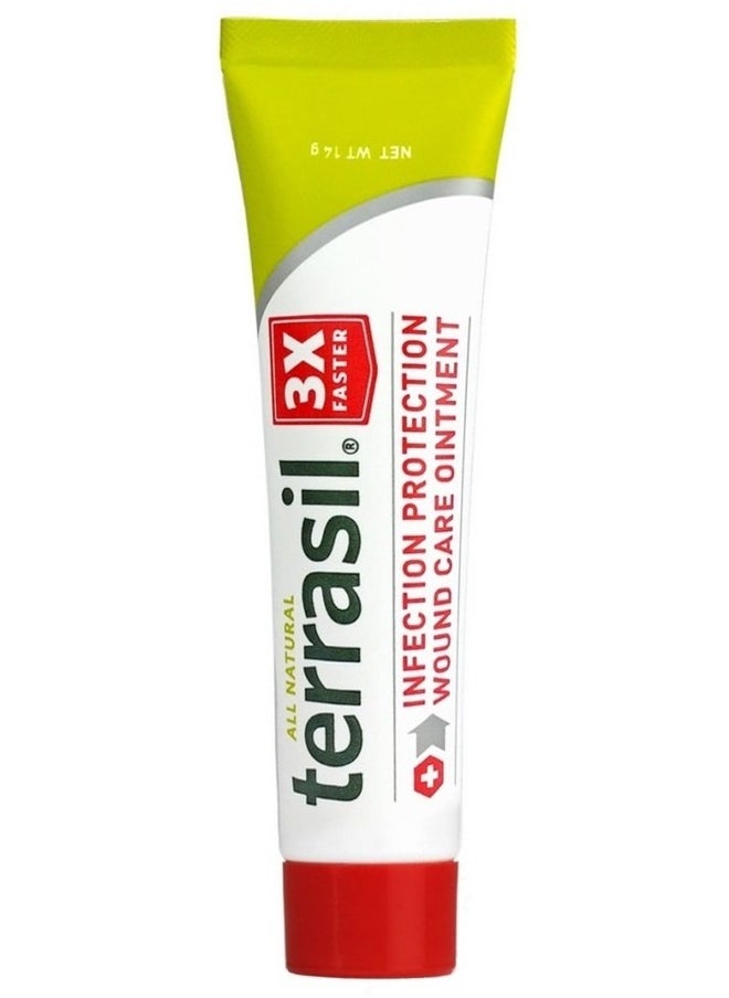 Terrasil - Terrasil Wound Care - 3X Faster Healing, Infection Protection Ointment for bed sores, pressure sores, diabetic wounds, ulcers, cuts, scrapes, and burns (14 gram tube) - Image 1