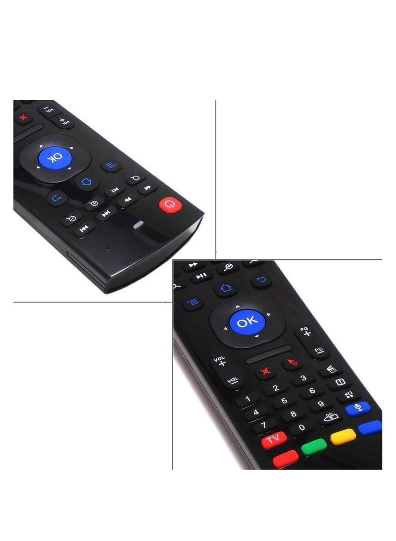 New Replacement Remote Control, Remote Control Fit, Universal Remote Control Compatible with MX3-M Air Mouse Wireless 2.4G Remote Control Keyboard with Microphone for Android TV Box/Mini PC  - Image 4