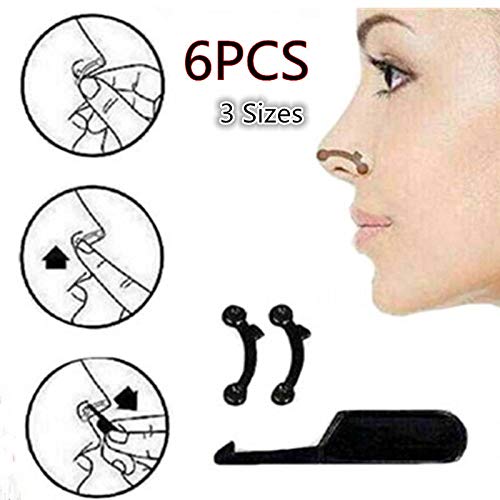 AlexVyan Certified 3D 6Pcs/Set in 3 Size Nose Up Lifting Shaping Bridge Nose Corrector Facial Beauty Nose Clip For Correcting Your Nose Clipper Beauty Tool Straightening Nose Shaper - Image 4