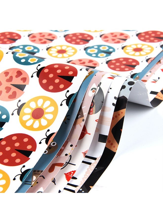 Zeemey 6 Sheets Gift Wrapping Paper With Accessories,Holiday Gift Wrapping Paper,Birthday Gift Box Gift Wrapping DIY, Gift Wrapping Paper for Birthday, Holiday, Wedding, Party,Kids Gift Wrapping (70cmX50cm)  - Image 4