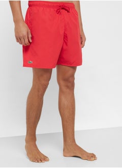 LACOSTE Pattern Printed Swim Shorts  - Image 1