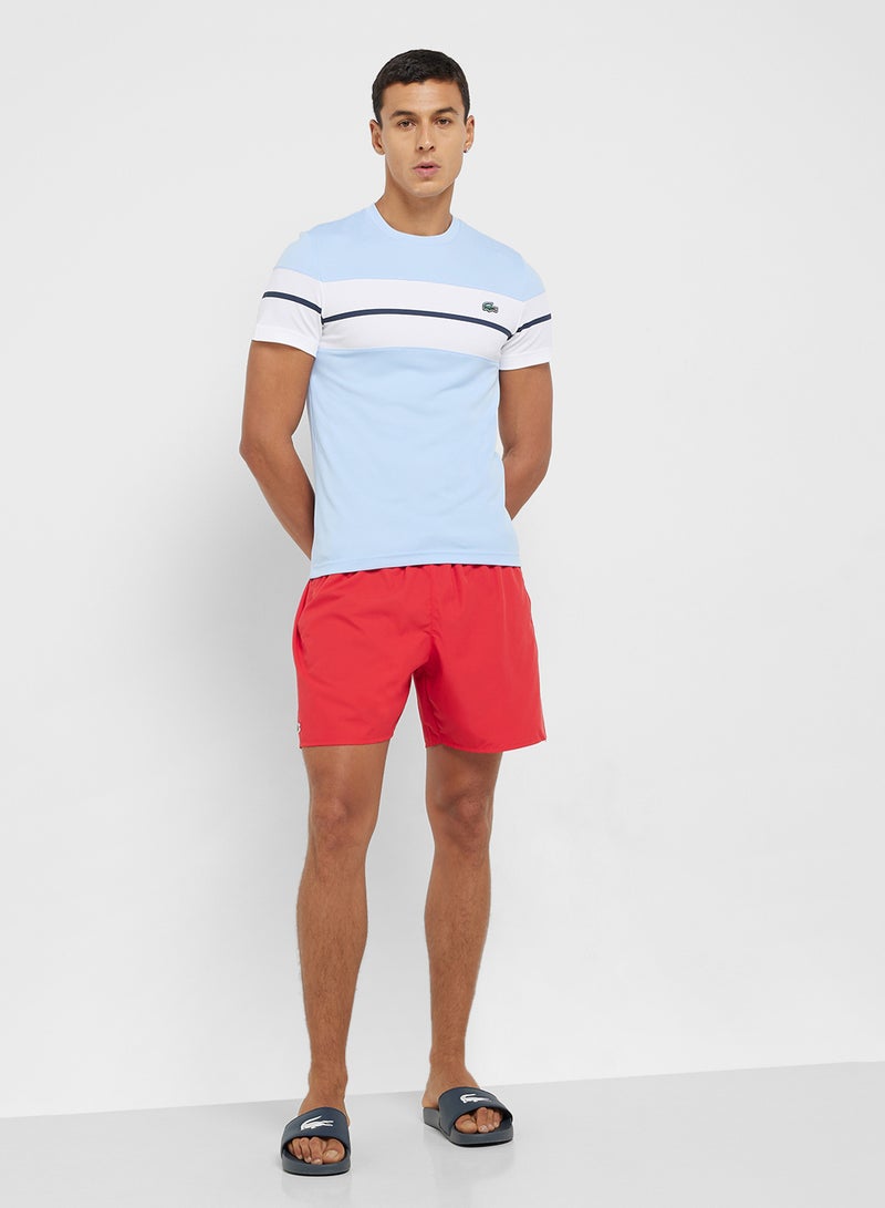 LACOSTE Pattern Printed Swim Shorts  - Image 2