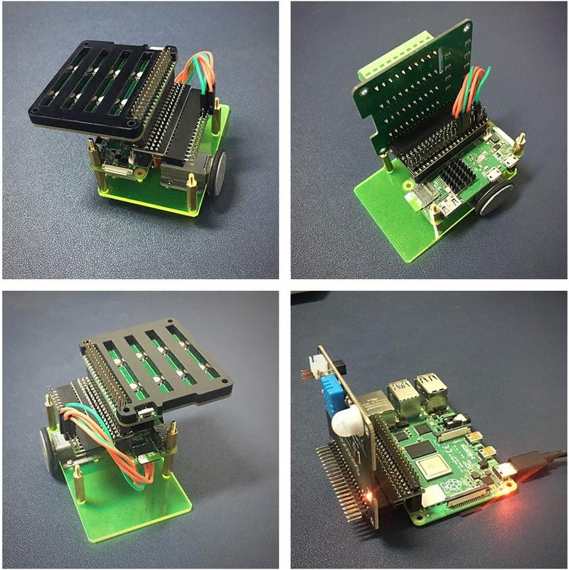 طقم رأس أنثوي قابل للتكديس 2x20 40 دبوس من GeeekPi لـ Raspberry Pi 4B/3B+/3B/2B/B+/A+/Zero/Zero W(2)/Jetson Nano/Tinker Board (7 مواصفات) (13 قطعة في المجموع) - Image 4