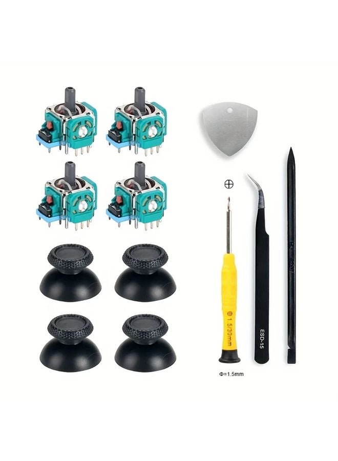 PS5 Controller Repair Kit 5pcs Metal 3D Rocker Head with Screwdriver Tool Replacement - Image 4