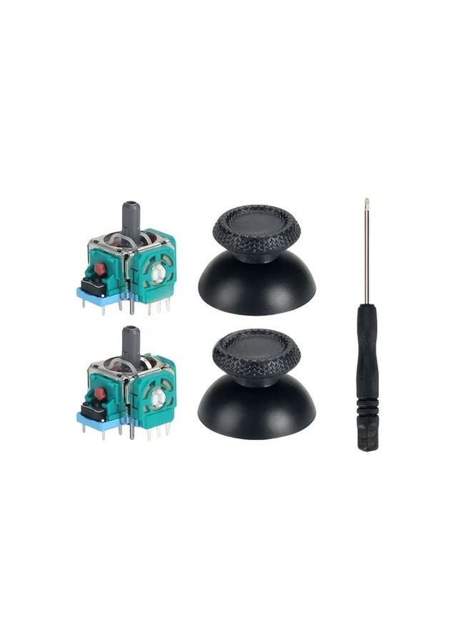 PS5 Controller Repair Kit 5pcs Metal 3D Rocker Head with Screwdriver Tool Replacement - Image 1