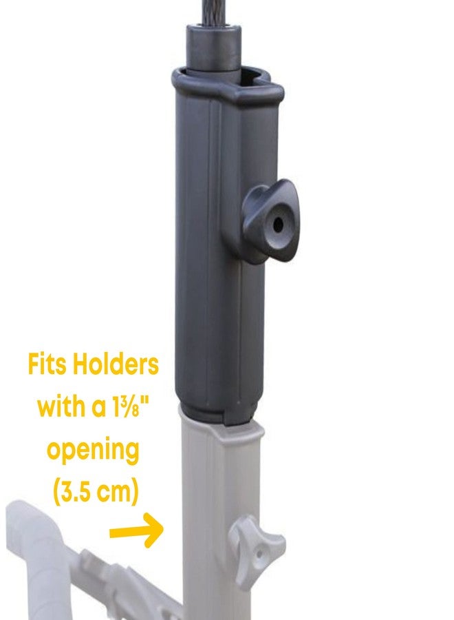 Foretra - Umbrella Holder Extension - Extender Will fit Most Golf Push Cart or Golf Power Cart Standard Umbrella Holder with a 1 3/8" opening See Pictures - Image 2