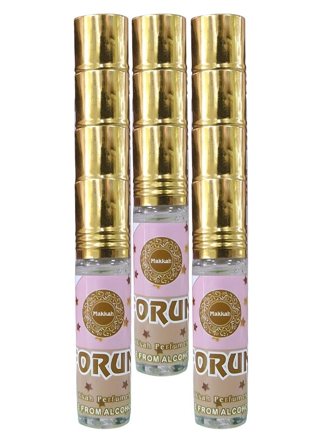 Perfumes 11 Pieces Makkah Forum Perfume Oil 12ml - Image 1
