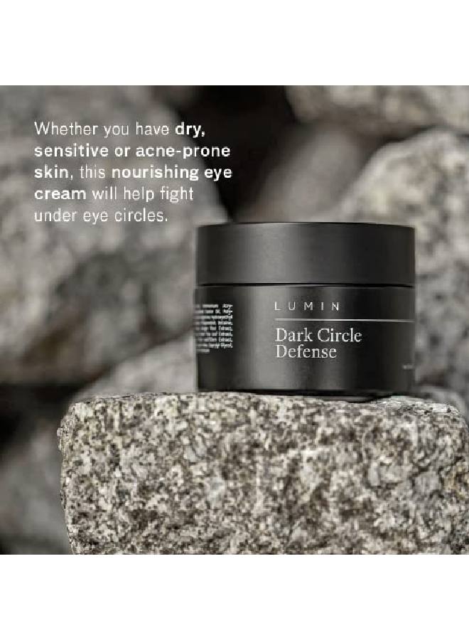 LUMIN Men’S Dark Circle Defense (1 Oz): Antiaging Korean Formulated Eye Cream Treatment Reduce Fine Lines Wrinkles Eye Bags Dark Circles Experience A Rejuvenated Complexion Achieve Your Best Look  - Image 5