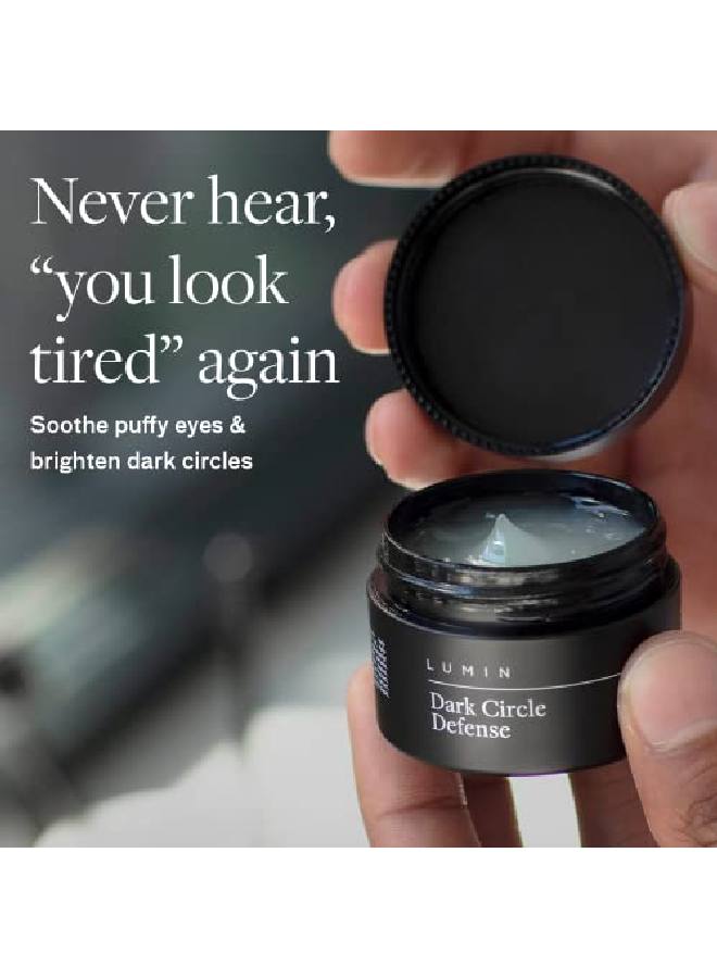 LUMIN Men’S Dark Circle Defense (1 Oz): Antiaging Korean Formulated Eye Cream Treatment Reduce Fine Lines Wrinkles Eye Bags Dark Circles Experience A Rejuvenated Complexion Achieve Your Best Look  - Image 4