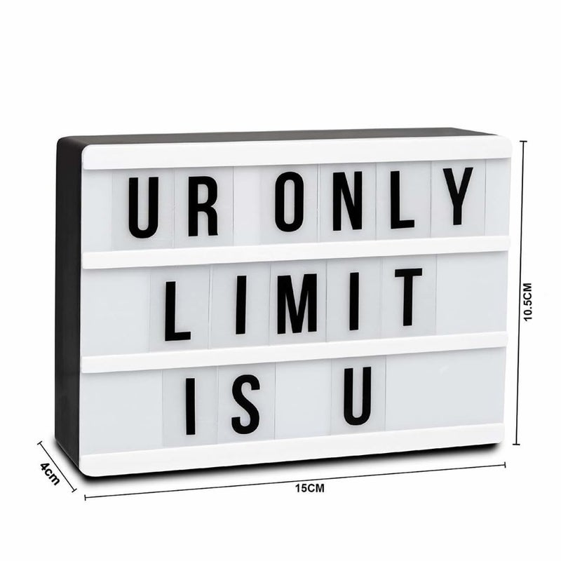 CHRONOS Cinematic Light Box -USB or Battery Operated - Black (Black, A6) - Image 3