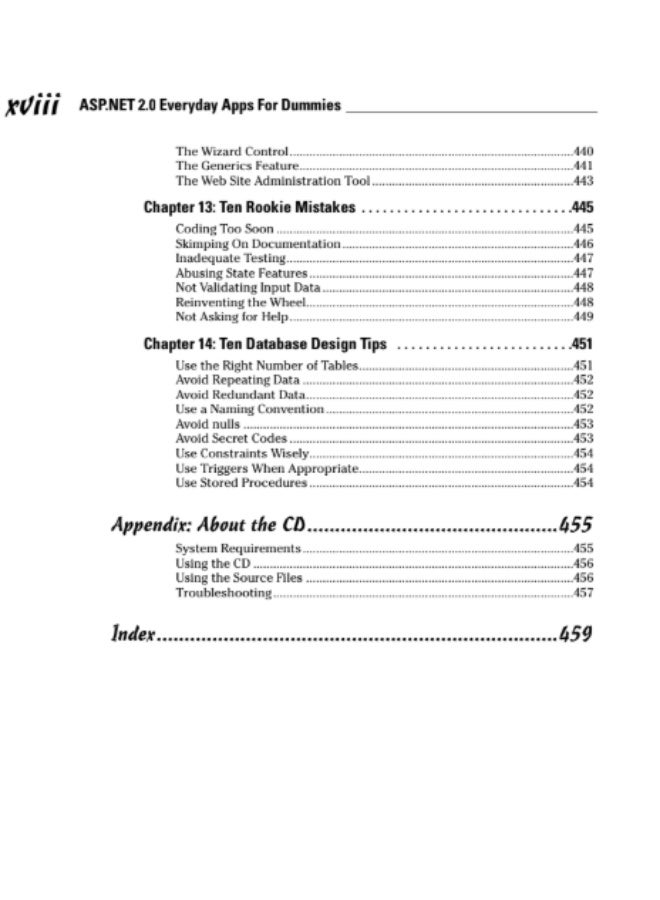 The book "ASP.NET 2.0 Everyday Apps For Dummies" is a practical guide aimed at helping beginners learn how to build functional web applications using ASP.NET 2.0 technology. - Image 4
