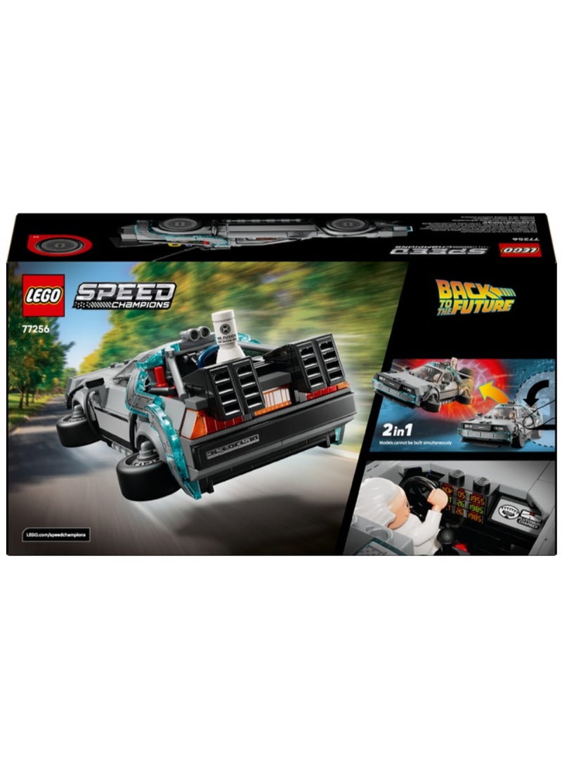 LEGO Speed Champions Time Machine from Back to the Future Building Set - Image 3