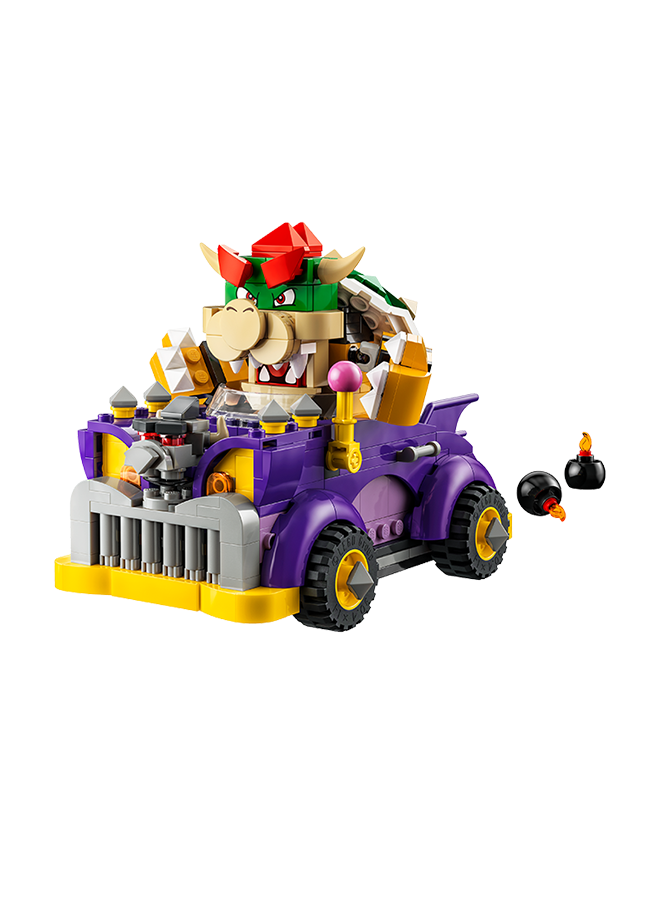 ليغو Super Mario Bowser’s Muscle Car Expansion Set, Collectible Race Kart Toy for 8 Plus Year Old Boys, Girls & Kids with a Bowser Character Figure, Small Gifts for Gamers Who Love Creative Play 71431