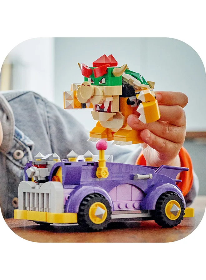 ليغو Super Mario Bowser’s Muscle Car Expansion Set, Collectible Race Kart Toy for 8 Plus Year Old Boys, Girls & Kids with a Bowser Character Figure, Small Gifts for Gamers Who Love Creative Play 71431