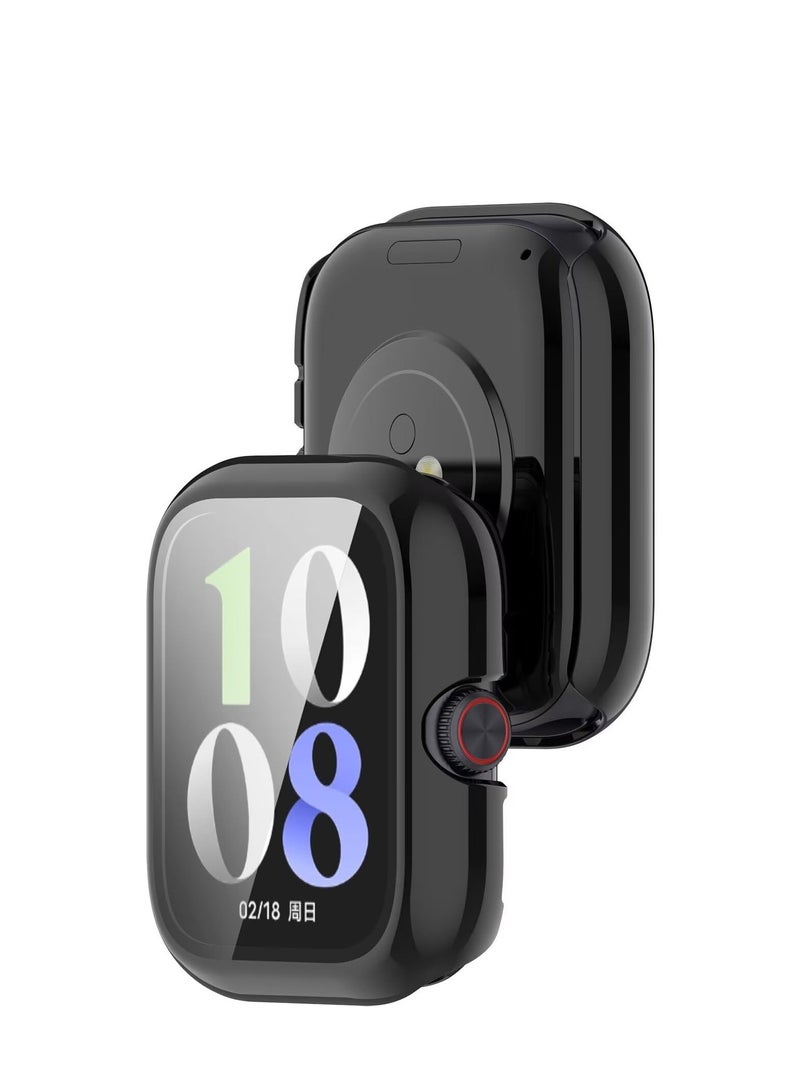 Compatible with Vivo Watch GT PC + Tempered Glass to Protect The Screen Anti/fall All/Inclusive Watch Compatible with Vivo Watch GT (Black) - Image 4