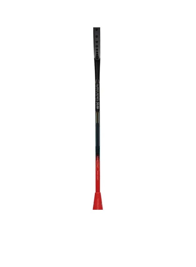 Li-Ning Super Series SS100 Carbon Graphite Badminton Strung Badminton Racket with Full Racket Cover (Black/Red) - Image 3