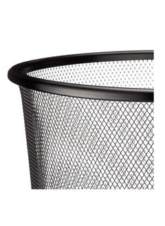 Maxi Metal Mesh Waste Bin Large 18 Litre Capacity Black  - Image 3