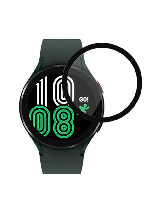 Screen Protector For Samsung Galaxy Watch 4 44mm Black/Clear - Image 1
