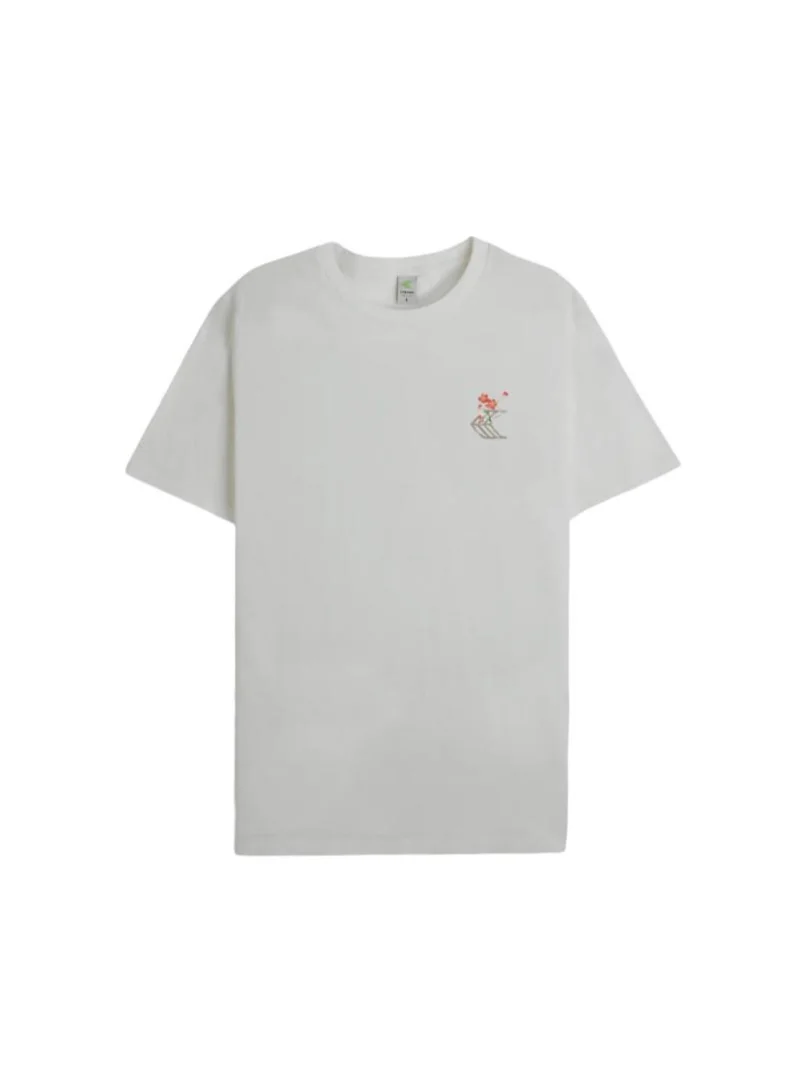 كاريوما T-Shirt Off White Floral Surfboard
