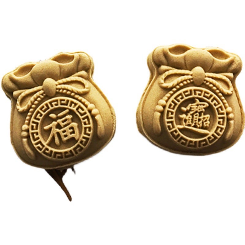 Lucky Bag Moon Cake Mold 50G 75G Lucky Bag 2 Pieces Of Mid-Autumn Festival Baking Tools - Image 4