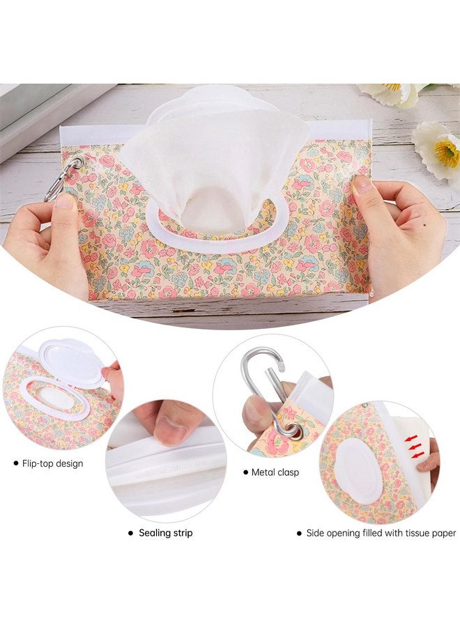 YAHUIPEIUS 2Packs Baby Wipes Dispenser Portable Baby Wipe Holder Refillable Wet Wipes Container Reusable Travel Wipes Case, Keeps Wipes Fresh(Blue) - Image 5