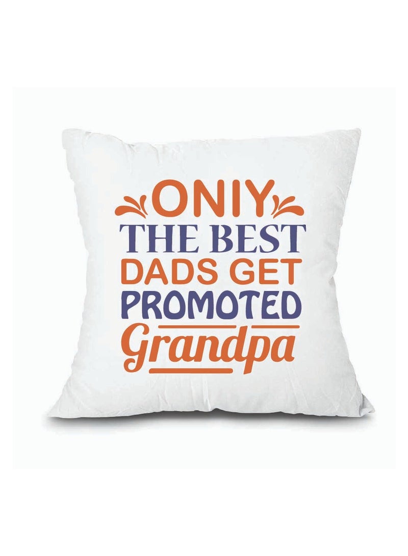 PRINTSHOP4ME Grandpa's Day Special Birthday and Father's Day Throw Pillow 40x40 cm - Perfect Grandfather Gift - Thanksgiving Gift for Grandfather - Grandpa Cushion Cover for Sofa Bed  - Image 2