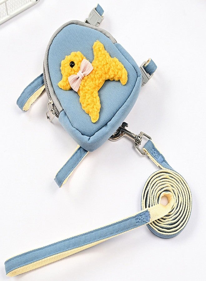 QERPON Dog Harness and Leash Dog Backpack Harness with Leash Dog Harness Backpack Cat Harness Pull Puppy Harness Backpack - Image 3