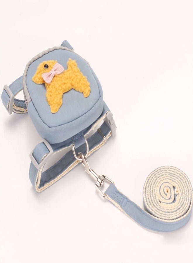 QERPON Dog Harness and Leash Dog Backpack Harness with Leash Dog Harness Backpack Cat Harness Pull Puppy Harness Backpack - Image 5
