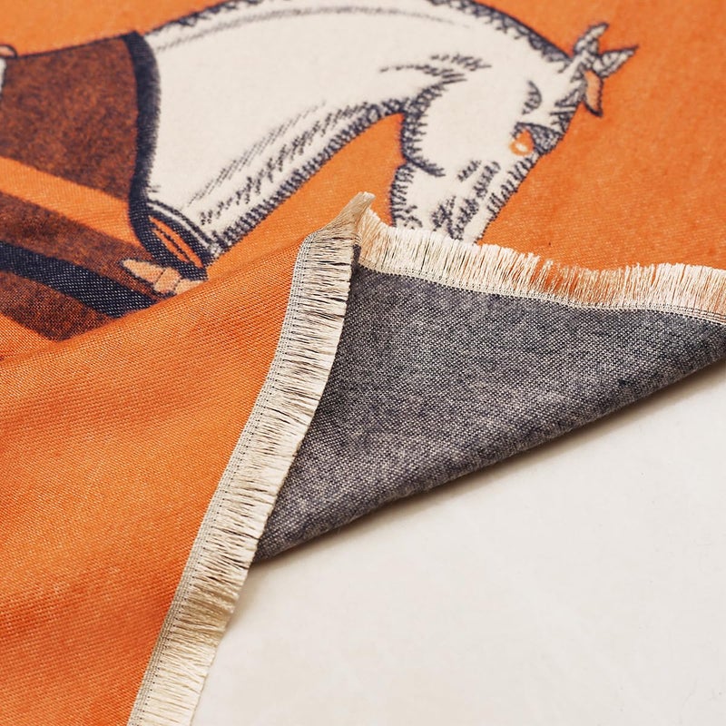 EXTREE Scarfs for Women Pashmina Silky Shawl Wrap for Evening Dressing Blanket Open Front Poncho Cape - Image 3