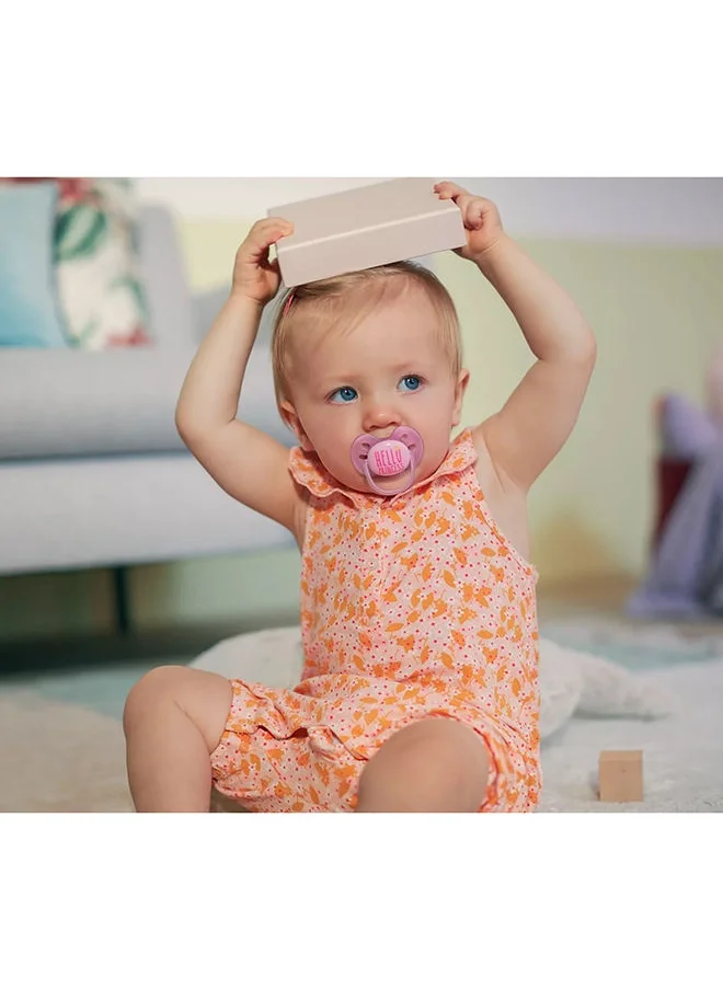 PHILIPS AVENT Pack Of 2 Ultra Soft Pacifier Bpa - Free Dummy For Babies From 6 - 18 Months (Model Scf223, 02) Hello Princess