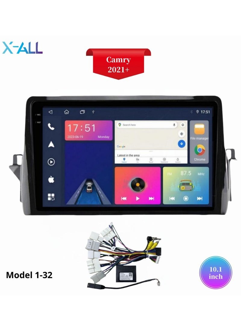 X-All Screen and decoration Toyota Camry + 2021, full with cassette / 2 GB RAM + 32 GB storage + Apple CarPlay  - Image 1