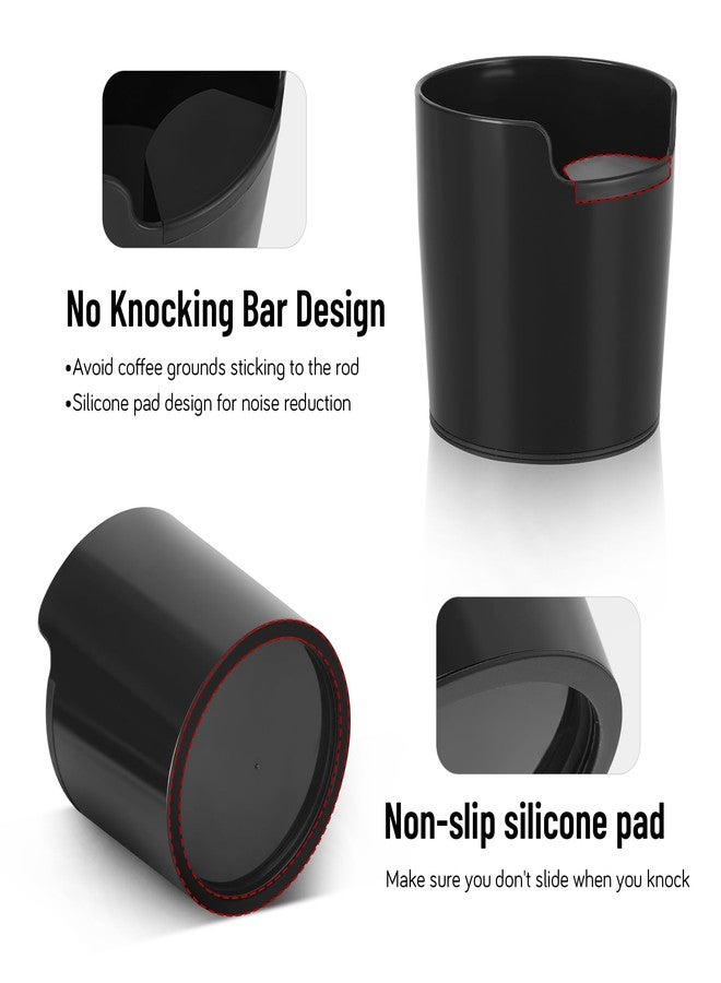 ريكابس صندوق طرق قهوة RECAPS لطحن قهوة الإسبريسو، قاعدة ماصة للصدمات ومضادة للانزلاق، ملحقات الإسبريسو بتصميم بدون قضيب طرق - Image 3