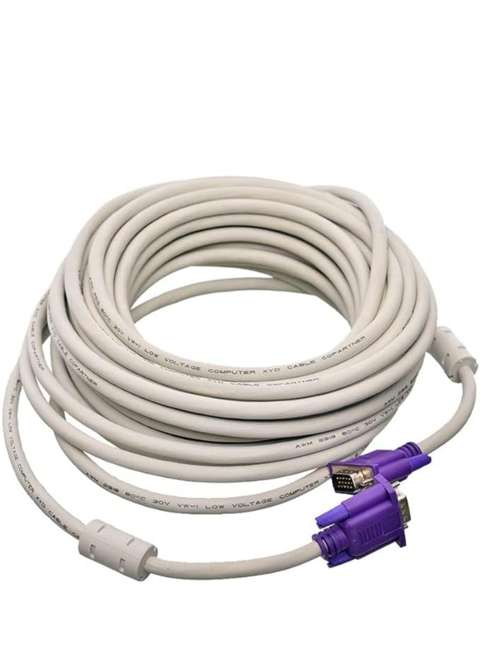 بوينت كابل شاشة - فيجا - 30 متر أبيض - بوينت عالى الجودة - Image 1