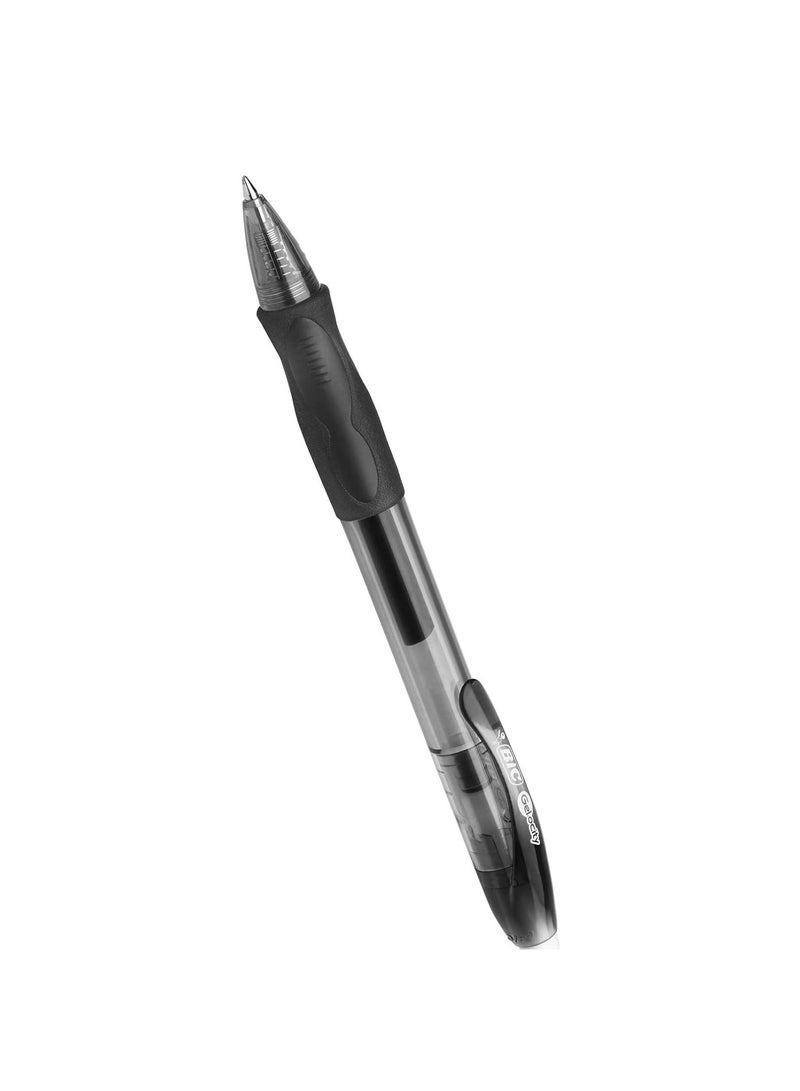 Bic 4-Piece Gelocity Gel Ink Pen 0.7mm Tip Black Ink  - Image 2
