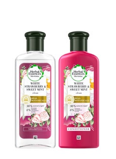 Herbal Essences White Strawberry Sweet Mint SHAMPOO and CONDITIONER For Cleansing and Volume 240 ML Pack Of 2 - pzsku/Z3023CE0A5C153A022259Z/45/_/1699016856/91dd9dc9-9e5b-49d9-86ce-27bf2972f15b