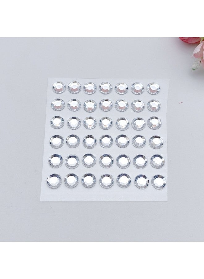 Explosions DIY Acrylic Diamond Sticker Photo Frame Decorative Sticker Accessories Material Closed Bag Water Drops Love Piece-Specifications Support Image Upload:42 8MM Round Drills-white - Image 1