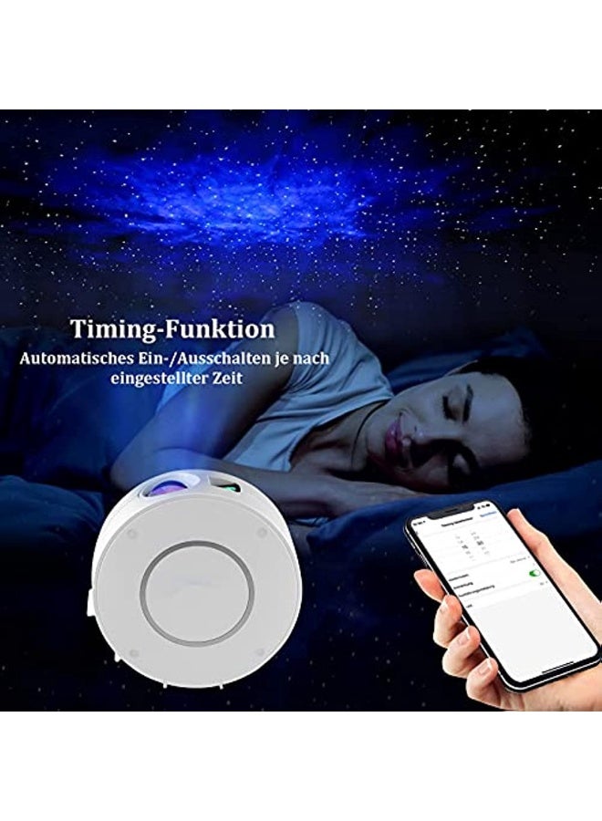LED Smart Starry Sky Projector WiFi LED Star Projector 3D Galaxy with App/Voice Control Timer Compatible with Alexa/Google Assistant for Baby Children Bedroom Home Cinema  - Image 4
