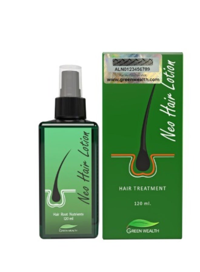 Green Wealth Neo Hair Lotion ORIGINAL - Hair Treatment and Root Nutrients 120ml - Image 1